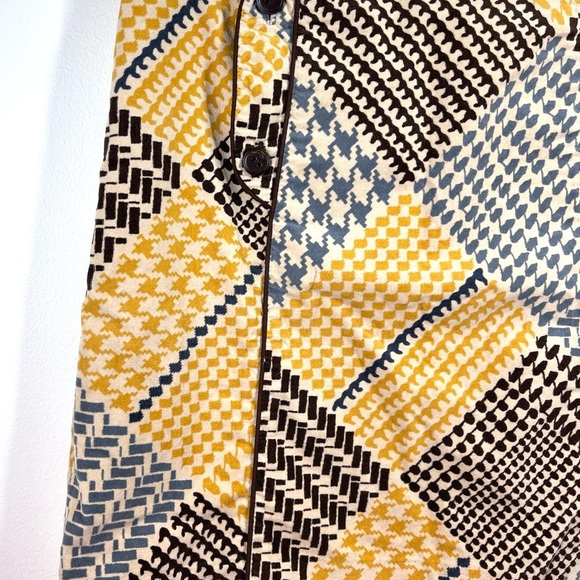 Maeve Skirt Women’s Size 4 Patchwork Houndstooth Velvet Mini Skirt - Picture 2 of 10